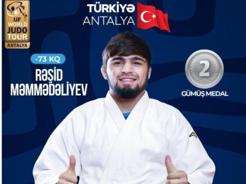 İdmançımız Türkiyədə gümüş medal qazandı 