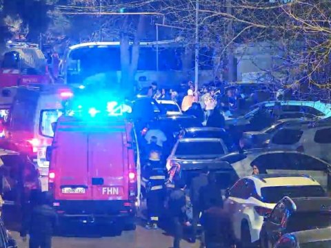 Yaşayış binasındakı yanğın söndürüldü- FOTO/VİDEO