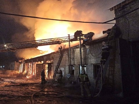 Balakəndə kömür sexində YANĞIN