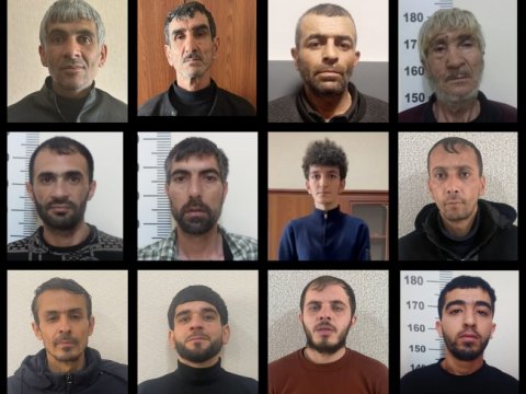 Polis Yevlaxda əməliyyat keçirdi - 13 nəfər tutuldu
