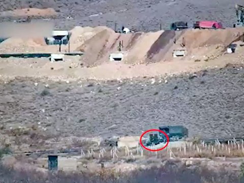 Ermənistan sərhəddə dayaq məntəqəsi qurur: daha bir xəbərdarlıq - VİDEO