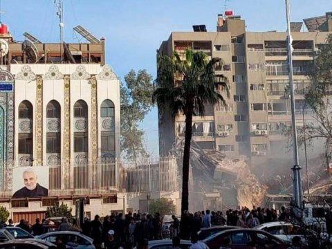 İsrailin zərbə endirdiyi bina İran konsulluğu olmayıb?