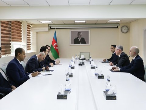 Muxtar Babyev Müsəlman Ağsaqqalları Şurasının Baş katibi ilə görüşüb