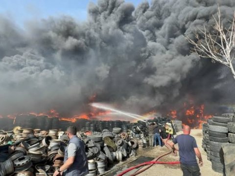 Ankarada güclü YANĞIN