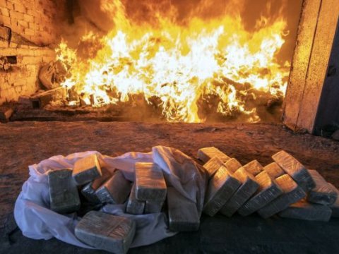 Məhkəmə qərarları ilə müsadirə olunmuş narkotik vasitələr məhv edildi