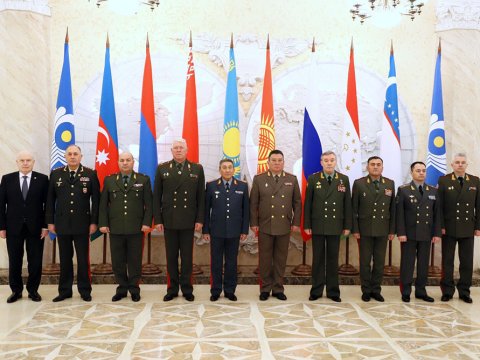 Kərim Vəliyev MDB Baş Qərargah Rəisləri Komitəsinin iclasında - FOTO