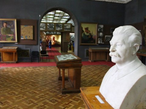 Stalin muzeyində BOMBA HƏYƏCANI