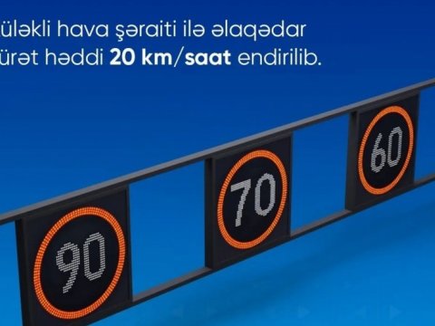 Zığ yolunda sürət həddi əvvəlki vəziyyətinə qaytarıldı