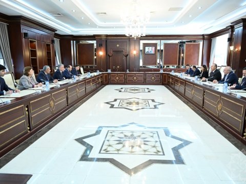 TBMM-in NATO PA-dakı nümayəndə heyəti Milli Məclisdə - FOTO