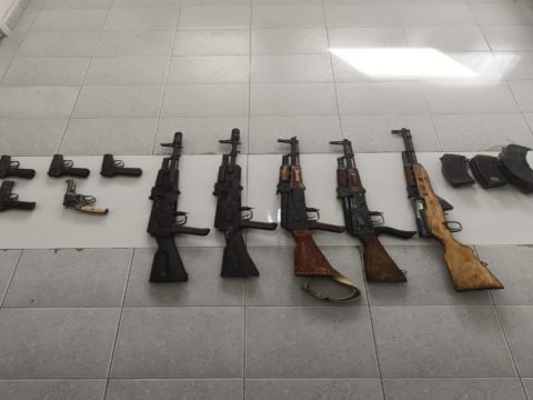 Ötən gün təhvil alınan və aşkarlanan silahların SAYI