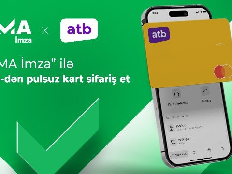 “SİMA İmza” ilə banka getmədən ATB-dən kart sifariş et!