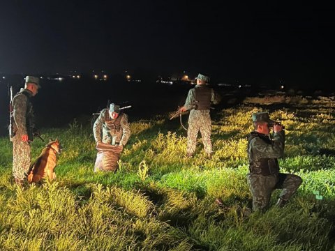 İrandan Azərbaycana 19 kq narkotik keçirilməsinin qarşısı alındı - FOTO