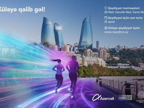 “Azercell Telekom”un tərəfdaşlığı ilə “Bakı Marafonu 2024” baş tutacaq