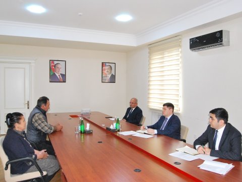 Nazirliyin şöbə müdiri Tərtərdə - FOTO