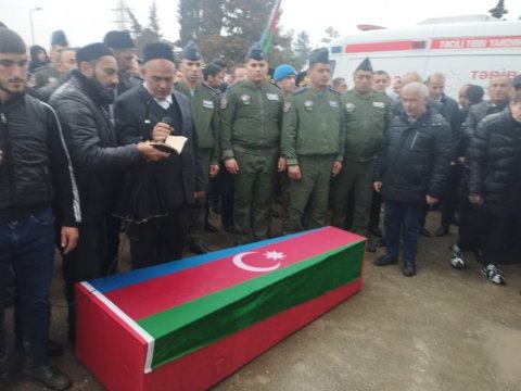 Şəhid Ülvi Bağırov dəfn olundu - FOTO