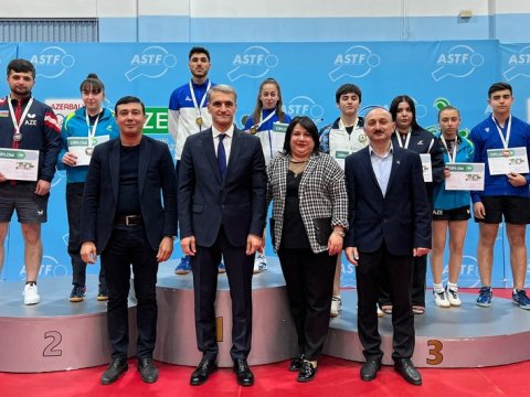 Stolüstü tennis üzrə Azərbaycan çempionları müəyyənləşdi