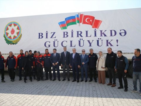 Azərbaycandan Türkiyəyə növbəti humanitar YARDIM