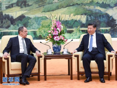 Çin lideri Lavrovu qəbul edib