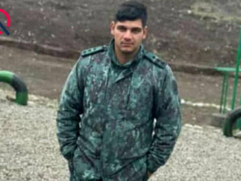 Sərhəddə yaralanan baş leytenantın FOTOSU