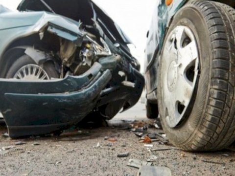 Goranboyda iki maşın toqquşdu - Xəsarət alanlar var