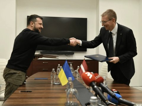 Ukrayna və Latviya arasında təhlükəsizlik sazişi imzalandı