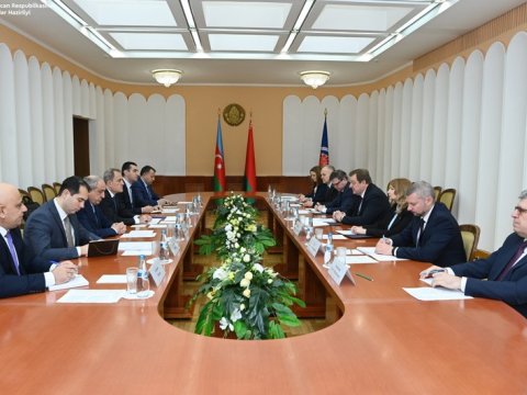 Bayramov belaruslu həmkarı ilə nələri müzakirə etdi...