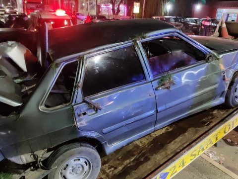 3 maşın toqquşdu, 2 nəfər yaralandı 