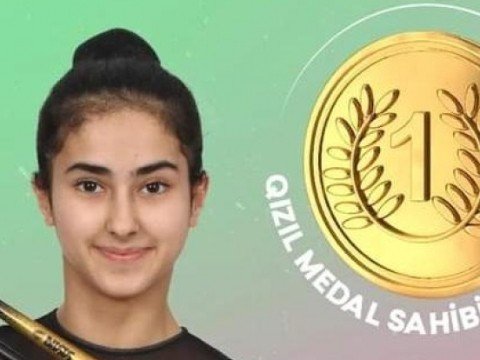 Gimnastımız qızıl medal qazandı
