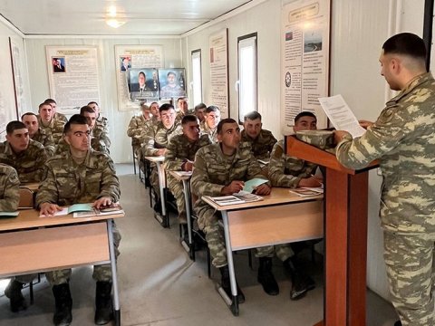 Hərbçilərin döyüş hazırlığı yüksək səviyyədədir - FOTO