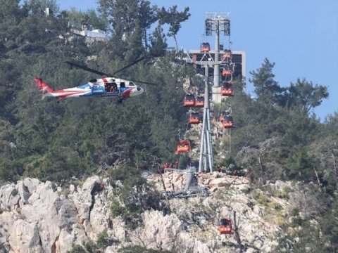 Antalyada kanat qəzası - Təxliyə başa çatdı