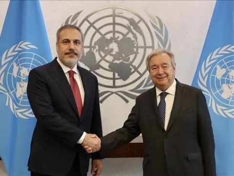 Hakan Fidan Quterreşlə regionu müzakirə etdi 