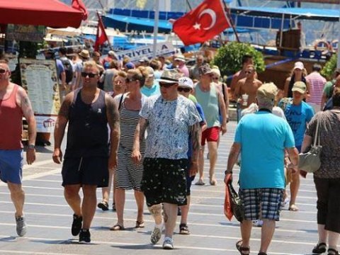 Türkiyəyə ən çox gedən turistlər üç ölkədəndir