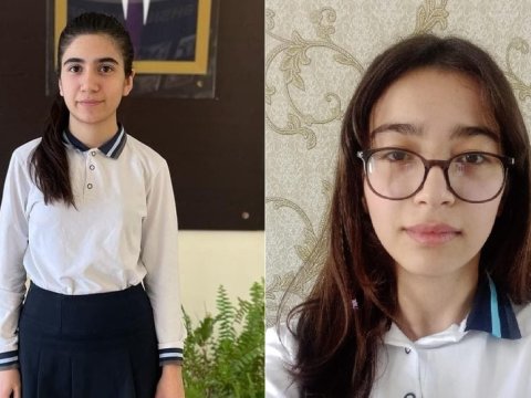 300 bal toplayan Qax məktəbliləri - FOTO