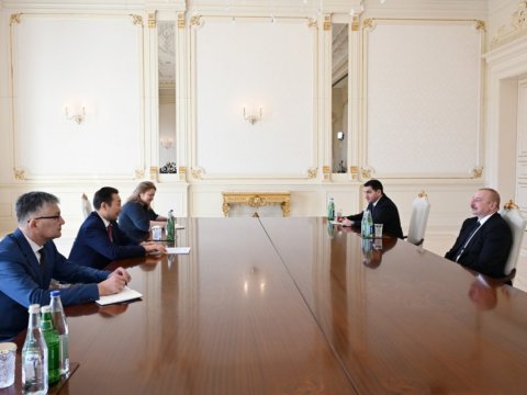 Prezident Kayrat Sarıbayı qəbul edib