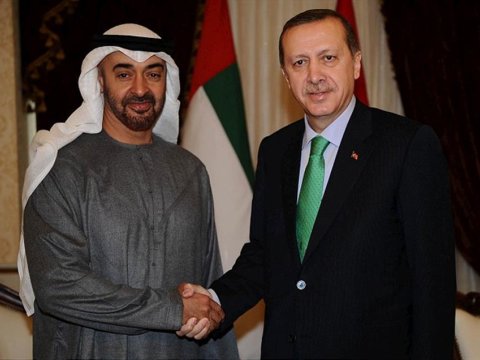 Ərdoğan BƏƏ prezidenti ilə danışıqlar apardı