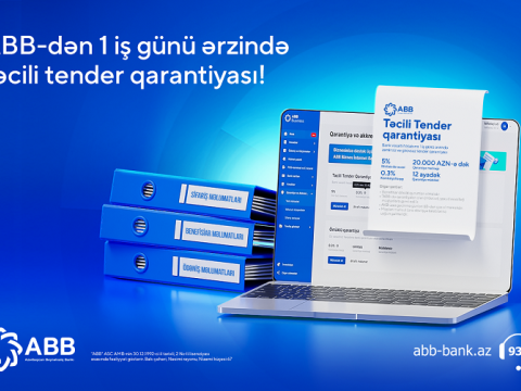 ABB-dən cəmi bir günə tender qarantiyası