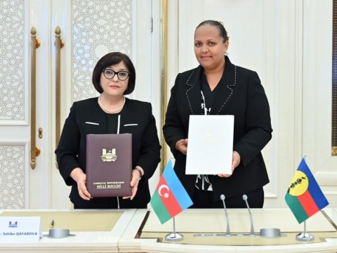 Azərbaycan və Yeni Kaledoniya parlamentləri əməkdaşlıq memorandumu