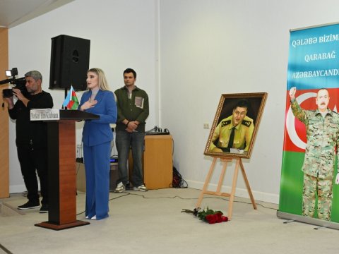 Şəhid polkovnik Sənan Axundovun xatirəsi anıldı 