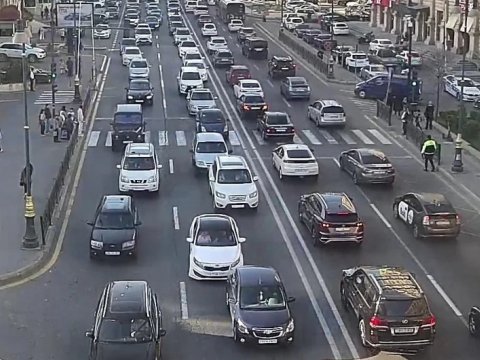Paytaxtda tıxac olan yolların SİYAHISI