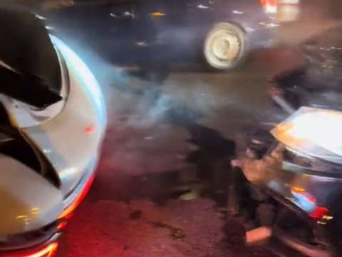 Bakıda yarım milyon manatlıq maşın qəza törətdi - VİDEO