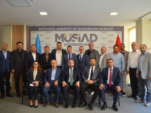 AY-SİAD nümayəndələri MÜSİAD-ı ziyarət etdilər - FOTO