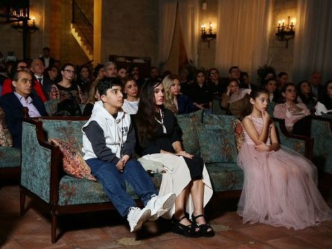 Leyla Əliyeva poeziya gecəsində iştirak etdi