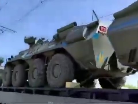 Sülhməramlıların texnikaları “Yalama” məntəqəsindən Rusiyaya aparılır - VİDEO