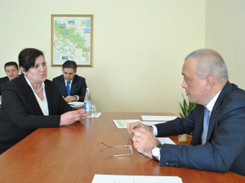 Zaur Mikayılov Zaqatalada vətəndaşlarla görüşüb - FOTO