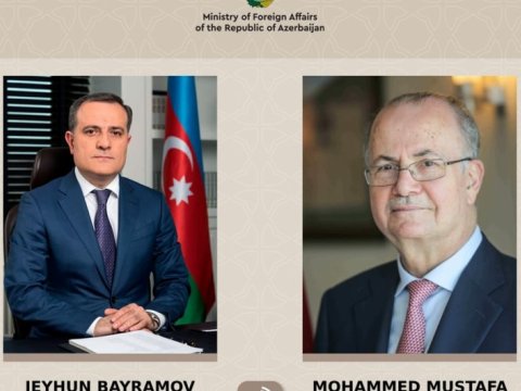 Ceyhun Bayramov Fələstinin Baş naziri ilə Qəzzadakı vəziyyət müzakirə ETDİ