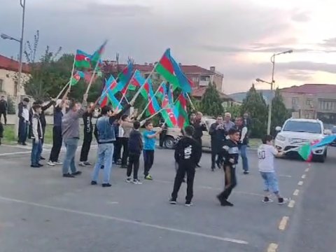 Qazaxlılar 4 kəndin qaytarılmasını belə qeyd etdilər - VİDEO