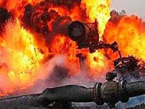 Suriyada neft boru kəmərində YANĞIN