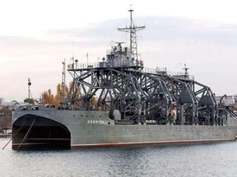 Rusiyanın daha bir gəmisi vuruldu 