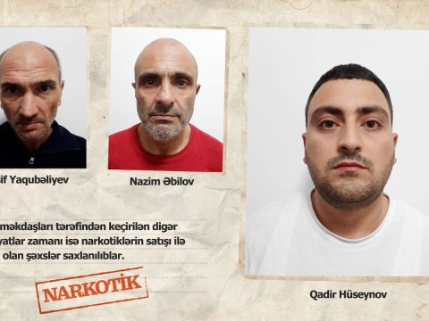 Silah və narkotik satışına görə 4 nəfər saxlanıldı - VİDEO