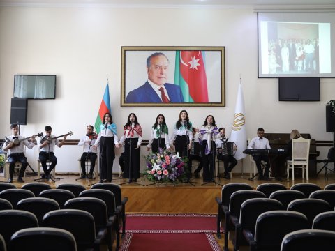Gəncə Dövlət Universitetində bədii yaradıcılıq müsabiqəsi keçirilib - FOTO